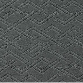 Intricate gray patterned flooring showcasing modern, durable design.