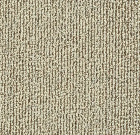 Creamy beige textured carpet for luxury residential or commercial flooring.