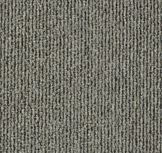 Carpet flooring with textured beige and brown pattern, ideal for commercial and residential spaces.