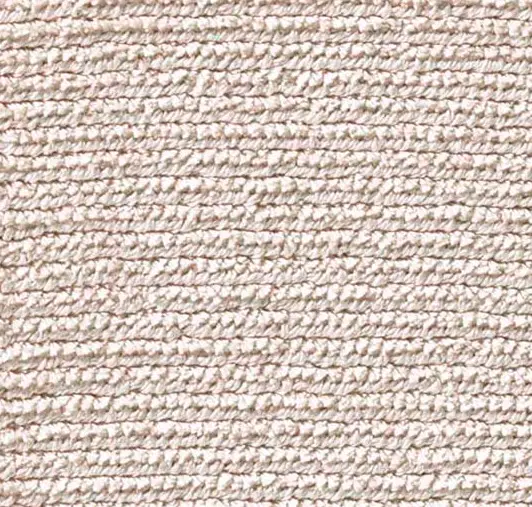 Cream textured carpet with tight loop pile, ideal for durable flooring solutions.