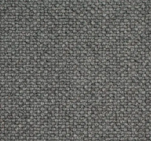 Soft gray commercial carpet flooring with durable loop pile texture.