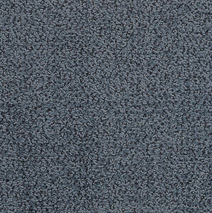 Textured blue carpet flooring for commercial and residential spaces.