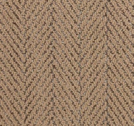 Luxurious herringbone beige carpet flooring for commercial or home interiors.