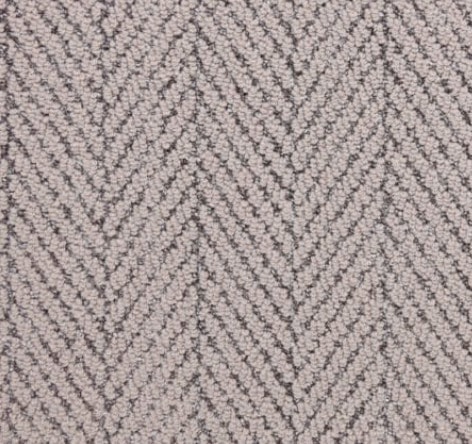 Microfiber carpet with herringbone pattern, ideal for residential and commercial spaces.