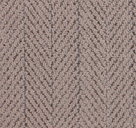 Herringbone carpet pattern in neutral tones for stylish interior flooring solutions.
