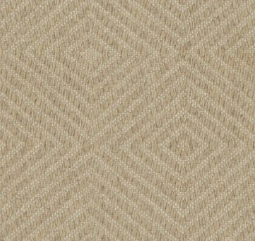 Textured beige herringbone carpet for home and commercial flooring.