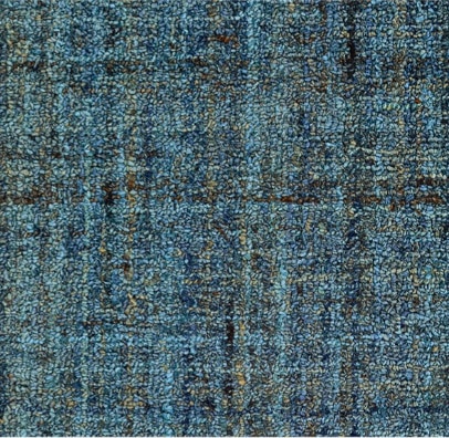 Vibrant blue and brown textured carpet flooring showcasing durable commercial flooring options.