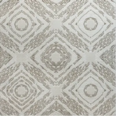 Elegant beige geometric patterned carpet for premium flooring solutions.