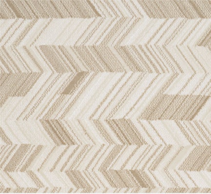 Luxurious beige and cream chevron-patterned carpet from Creative Floors; ideal for elegant interior design.