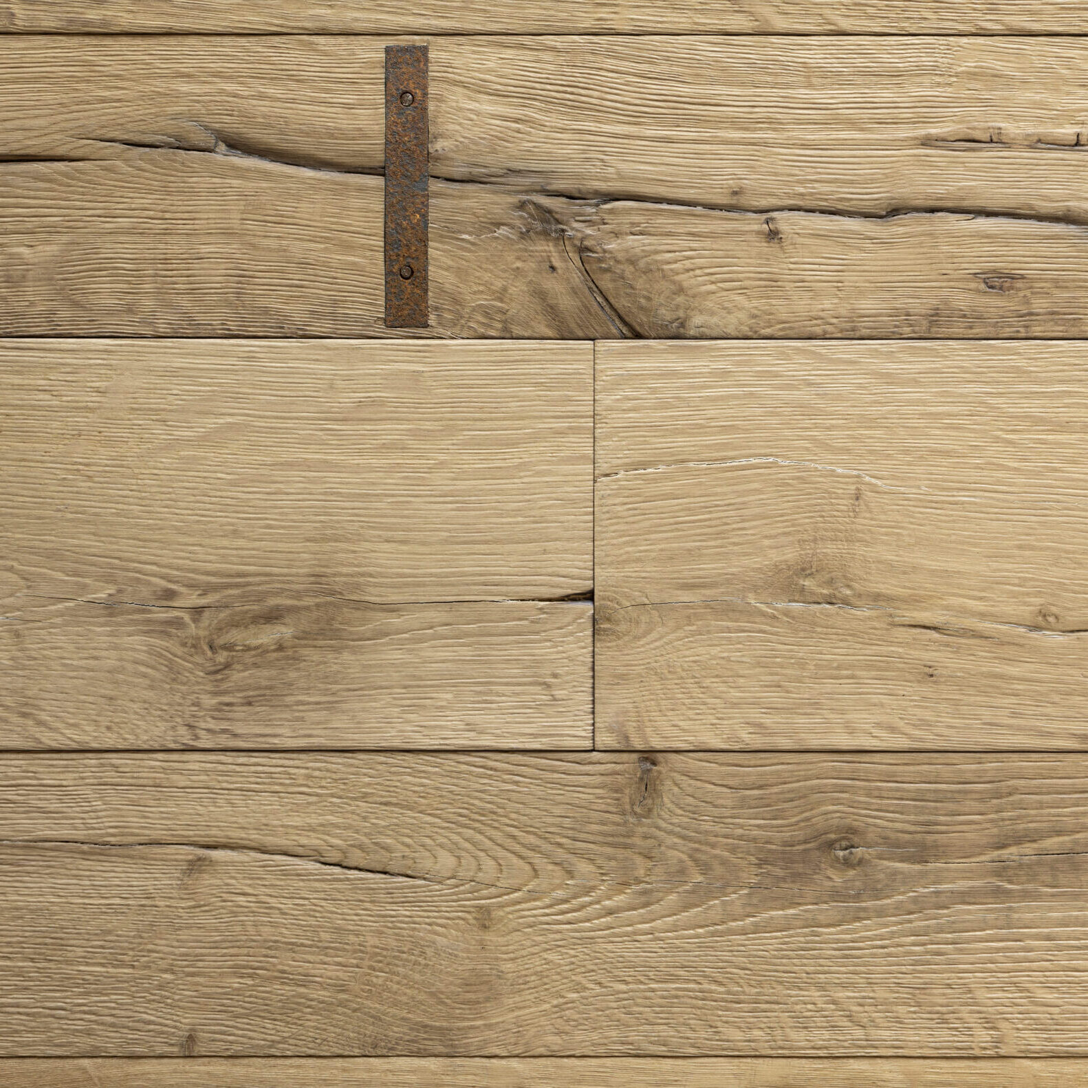 Natural wood flooring with rustic charm and visible grain details.
