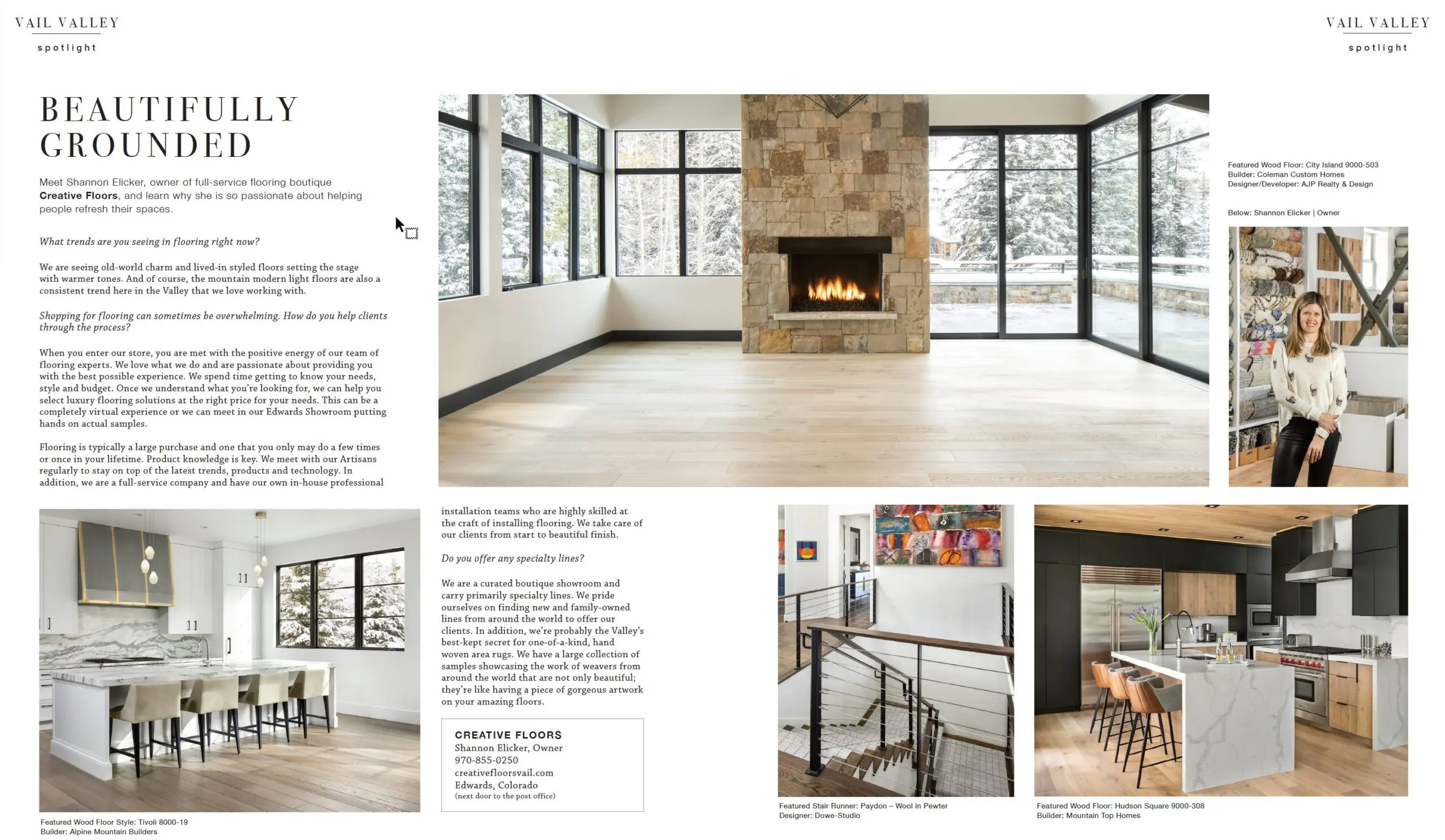 Mountain Living — Vail Spotlight cover