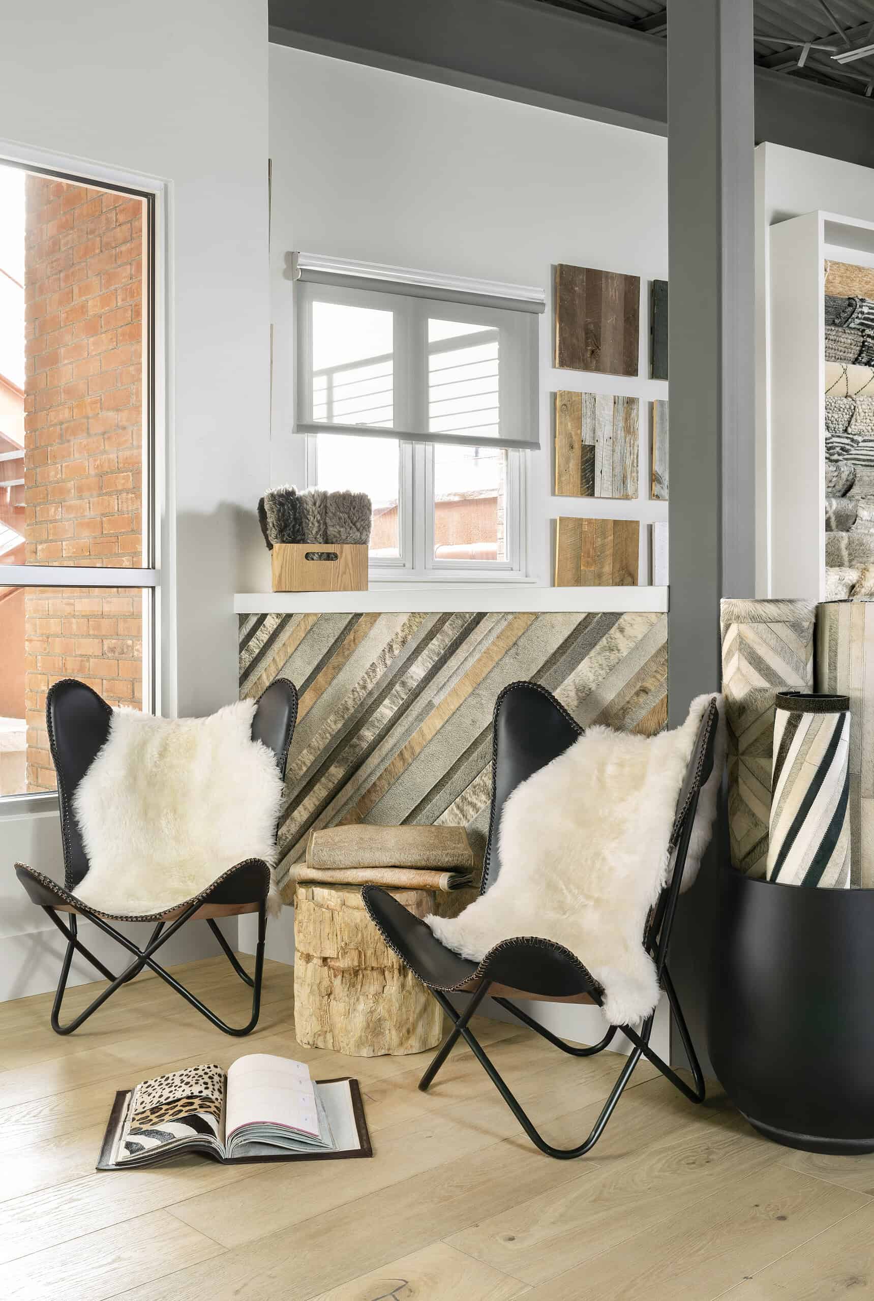 Engineered hardwood detail in a luxury interior