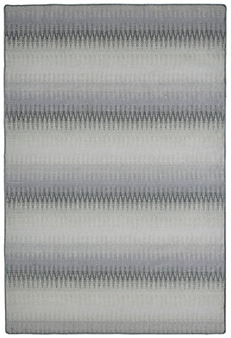 Vegan textured area rug with abstract gray and white pattern for modern home decor.