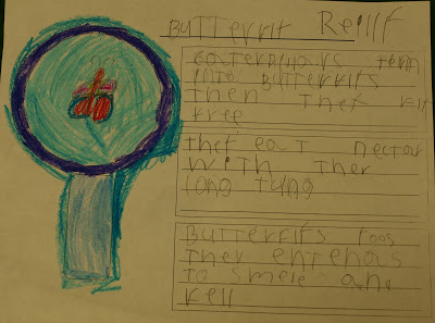 Butterflies and vocabulary