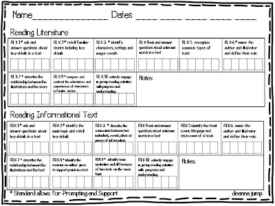FREE Kindergarten Common Core Recording Sheets for Assessment