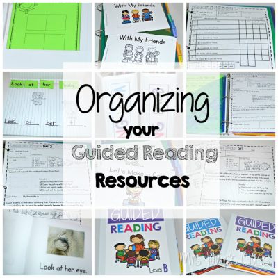 Guided Reading! Getting Organized
