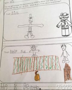 Scarecrow themed lesson plans! Scarecrow by Cynthia Rylant is a great book for fall. Read aloud and comprehension lessons, crafts, STEM, and center activities that your kindergarten and first-grade students.