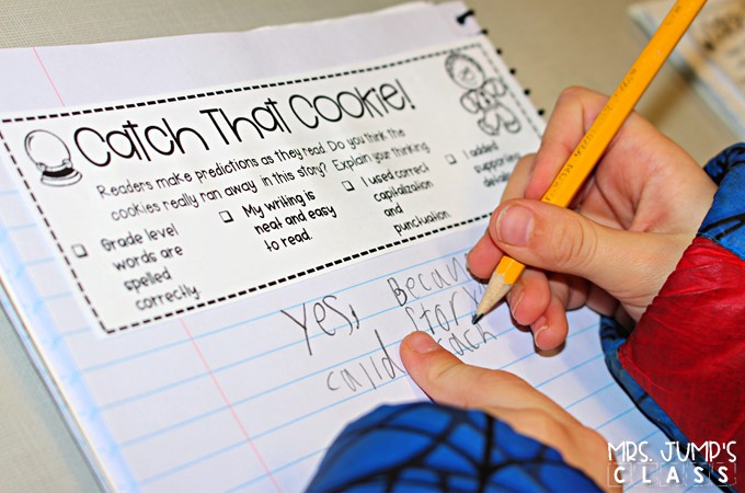 Second Grade Reading Lessons for Catch That Cookie! This fun gingerbread version of the book provides an excellent and engaging close read and writing response activity for your 2nd grade classroom. Fun craft too!
