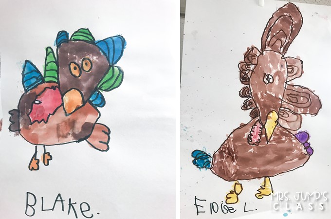 Turkey directed drawing