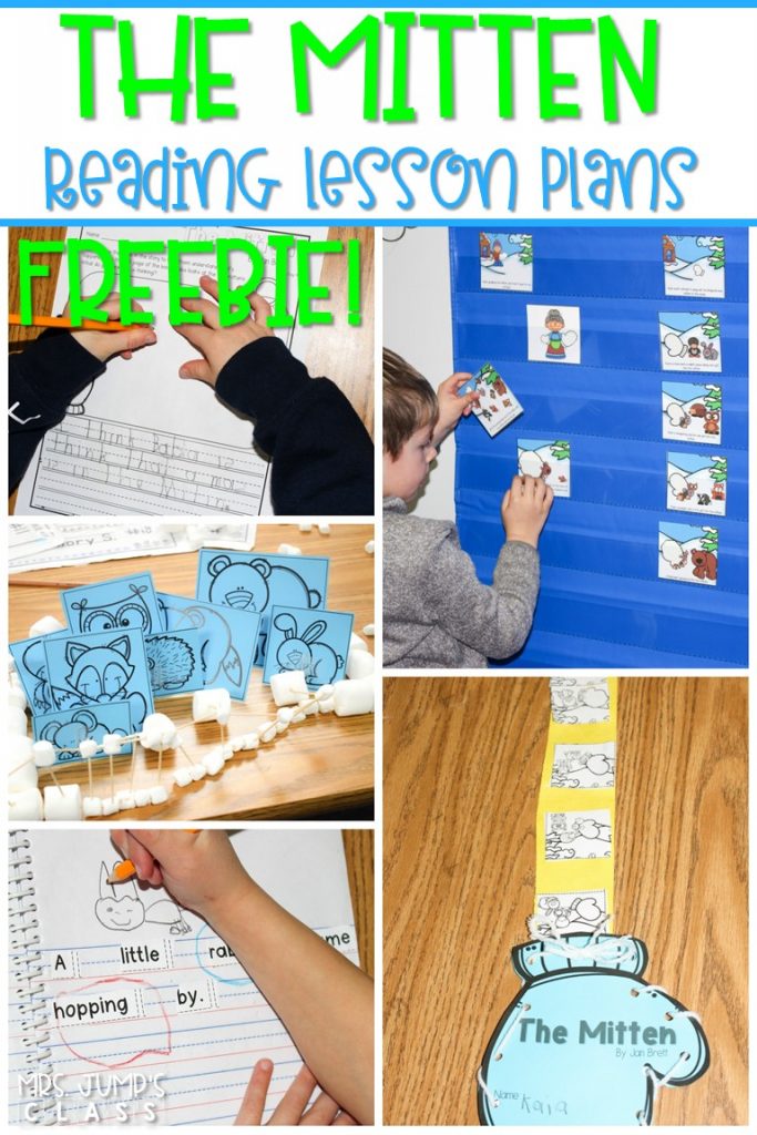 The Mitten lesson plans for teaching reading comprehension skills. Responding to literature through writing, studying vocabulary, and a STEM activity. #themitten #engagingreaders #readinglessonplans
