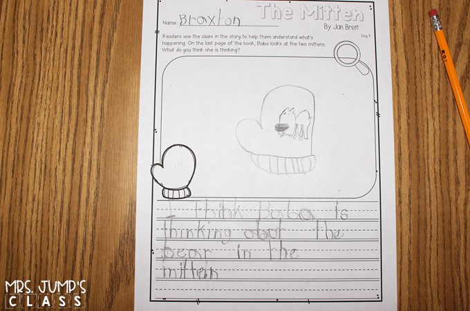 The Mitten lesson plans for teaching reading comprehension skills. Responding to literature through writing, studying vocabulary, and a STEM activity.