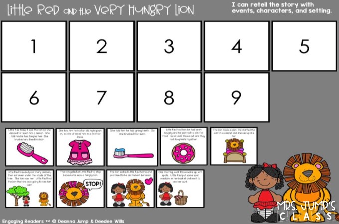 Little Red and the Very Hungry Lion reading lesson plans and activities that your students will love! Have fun teaching with these engaging ideas!