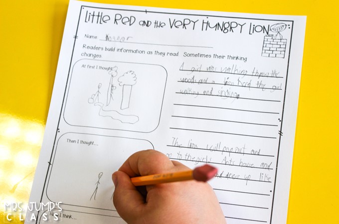 Little Red and the Very Hungry Lion reading lesson plans and activities that your students will love! Have fun teaching with these engaging ideas!