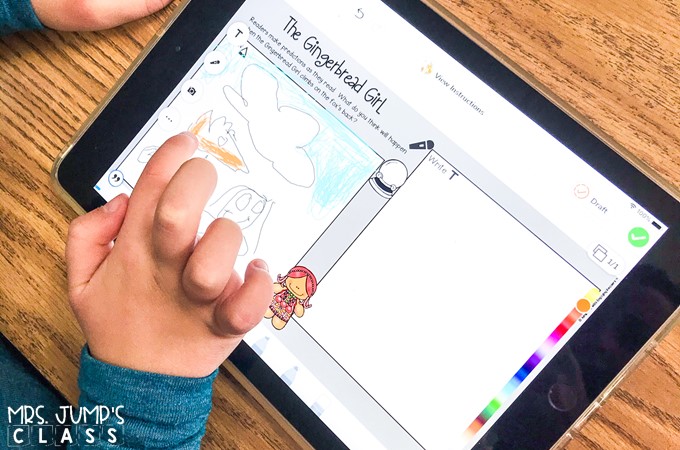 Reading lesson plans for December are here! Digital response activities for your favorite Gingerbread and December stories!