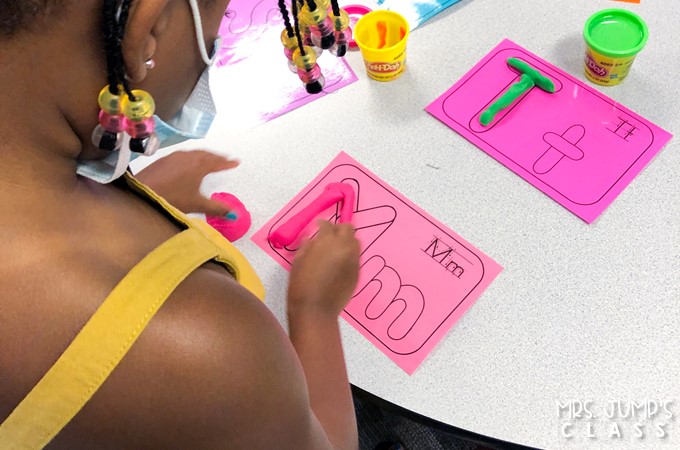 Alphabet activities for kindergarten to develop letter identification and sounds. Hands-on and engaging tasks to get students excited about letters!