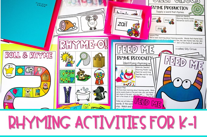 rhyming activities