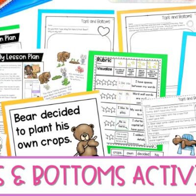 Tops and Bottoms Activities for Comprehension Practice