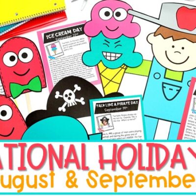 National Holidays for August and September