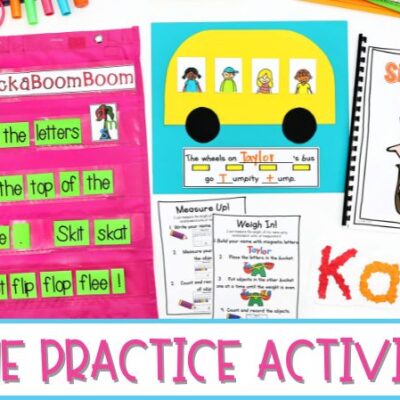 Fun Name Practice Activities for Kindergarten