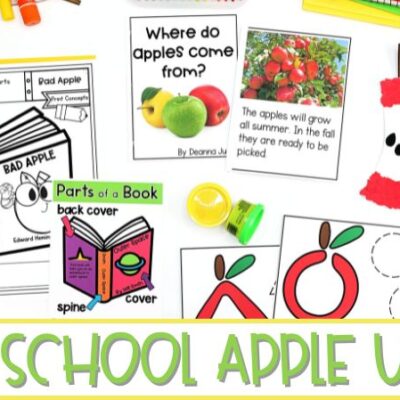 Fun Activities for a Preschool Apple Unit