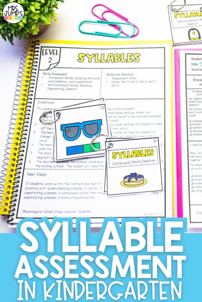 Syllable Assessment in Kindergarten