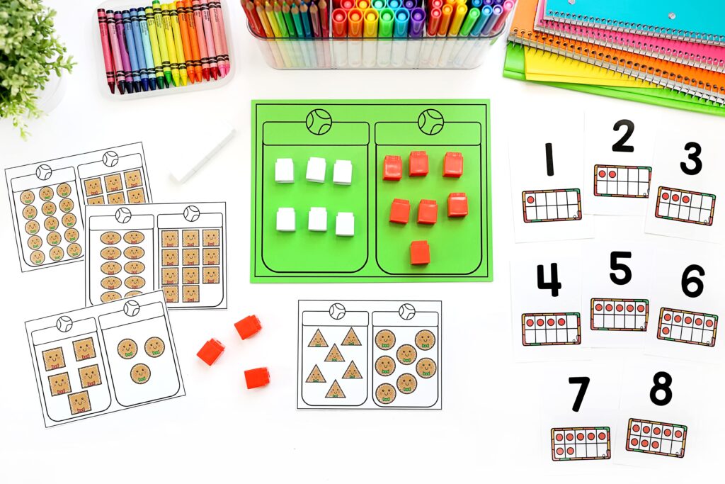Gingerbread theme math center