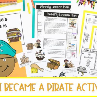 How I Became a Pirate: Activities for Kindergarten
