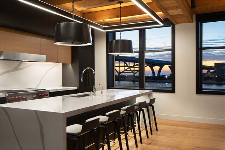 Kitchen view at Harbor Front Condo