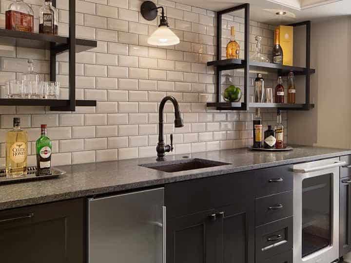 Image of a Recreation Room Wet Bar