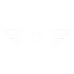 De Luxx Automotive logo with MINI emblem and wings.