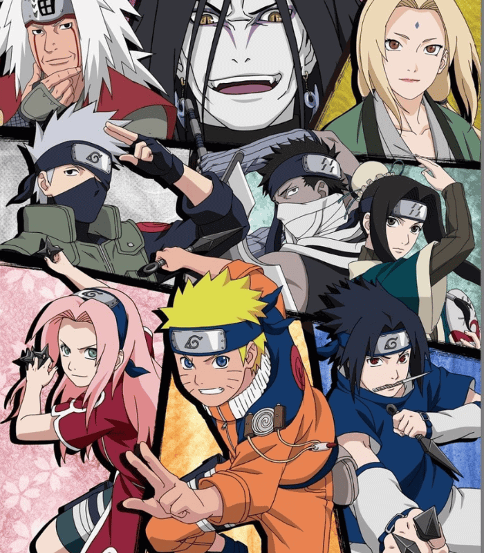 Heroic Naruto Collage Wall Art