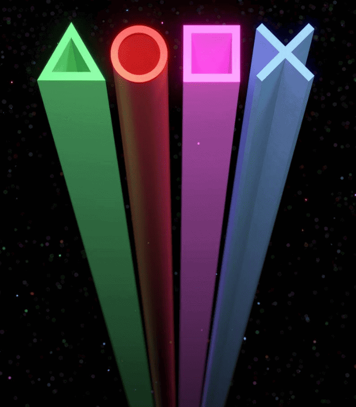 Gaming Console Symbols Wall Art