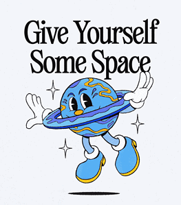 Give Some Space Quote Wall Art