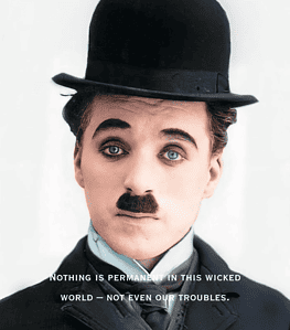 Charlie Chaplin Quote Wall Art