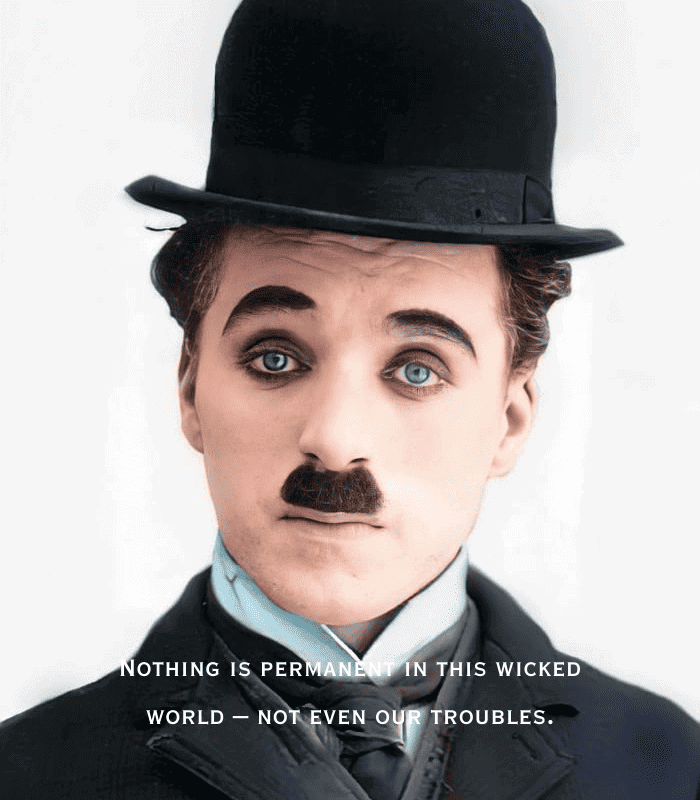 Charlie Chaplin Quote Wall Art
