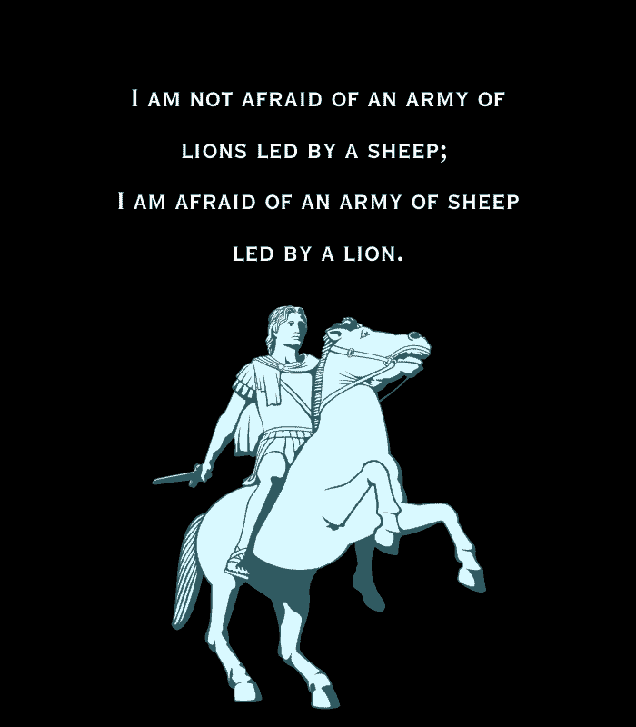 Alexander the great quote wall art