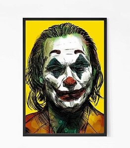 Joker wall art canvas | Glass Framed | For Man Cave, Teenage Room, & Gaming Room - Image 2