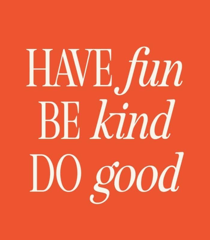 Have fun, kind and good quote wall art