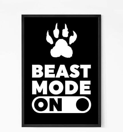 Beast Mode Wall Art