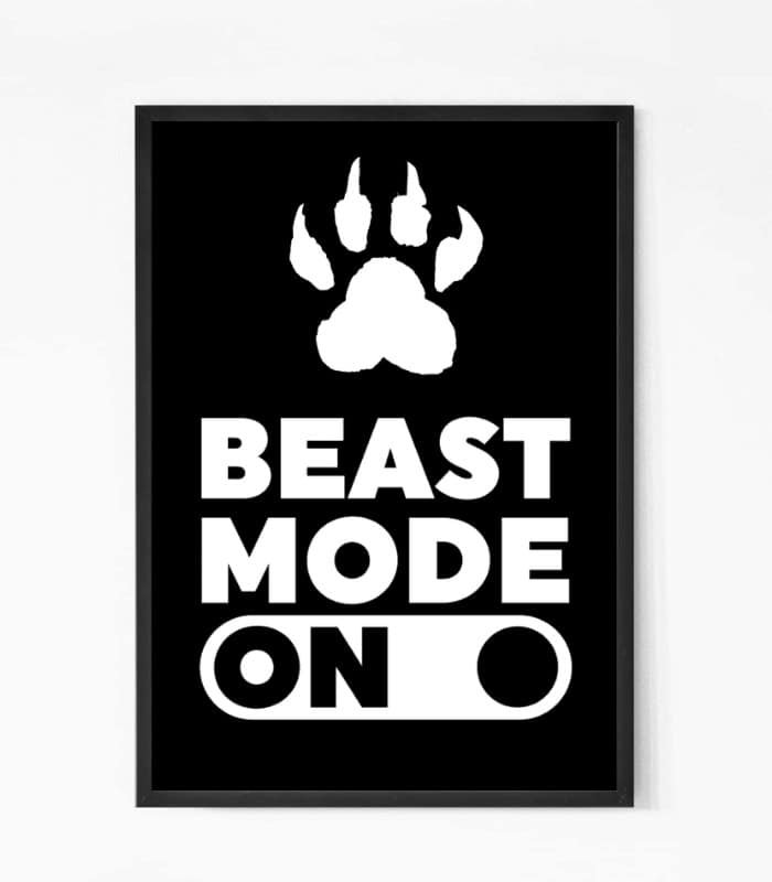 Beast Mode Wall Art